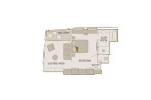 Floor Plan, Royal Panorama Suite (RP), Scenic Opal