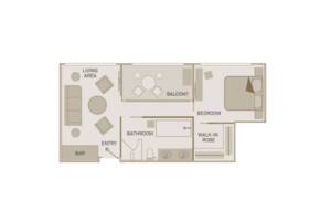 Floor Plan, Royal Owner's Suite, Scenic Jasper