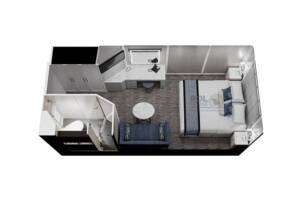 Inside Stateroom, Floor Plan, Insignia, Oceania Cruises