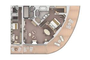 Grand Suite Floor Plan, Silver Moon