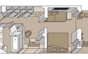 Signature Suite Floorplan, Rotterdam