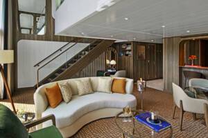Wintergarden Suite, Stairs, Seabourn Venture