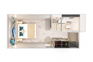 Family Inside Floor plan, Norwegian Prima