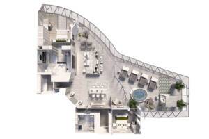 Iconic Suite, Floor Plan, Celebrity Beyond