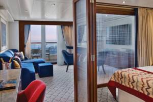 Penthouse Suite Living Area, Seabourn Ovation