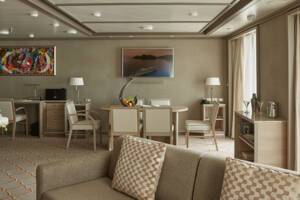 Royal Suite living area, Silver Moon
