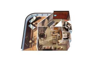 Owner's Suite, Floor Plan, Insignia, Oceania Cruises