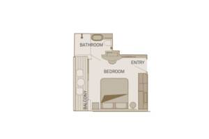 Deluxe Balcony Suite, Floor Plan, Scenic Jasper