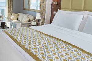 Concierge Suite bedroom, Seven Seas Voyager