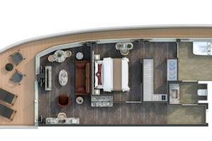 Master Suite Floor Plan, Silver Ray