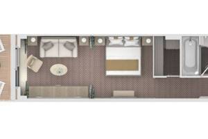 Silver Dawn Classic Veranda Suite Floor Plan