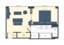 Grand Suite Floor Plan, S.S. Joie de Vivre, Uniworld