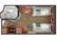 Inside Stateroom Floorplan, Pride of America