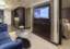 Penthouse Suite Living Area and Bedroom