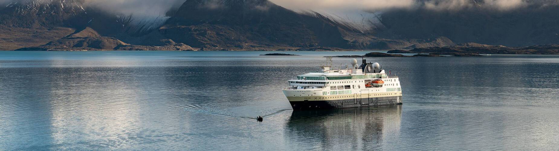 MS Fram in Svalbard